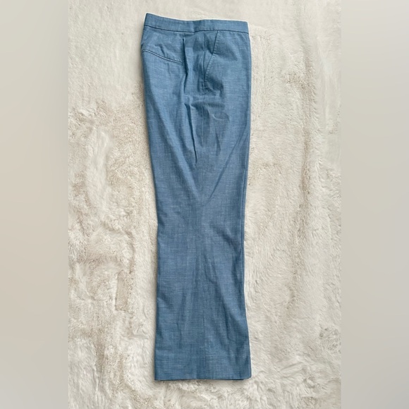 Polo Ralph Lauren Chambray Kick-Flare Crop 💯% cotton Pant , Size 6. - Picture 8 of 10